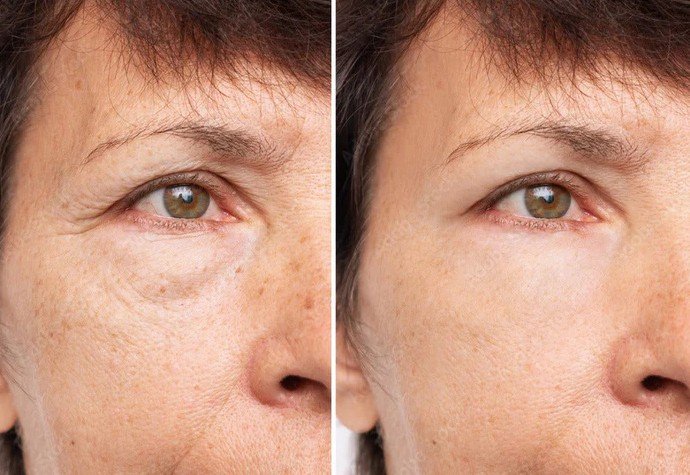 Laser rejuvenation — before and after